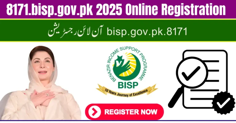 8171.bisp.gov.pk 2025 Online Registration – Complete Guide for New Applicants